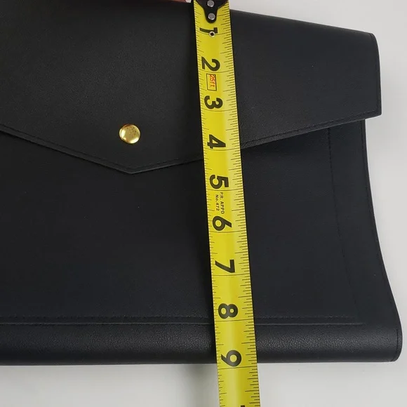 Glass Ladder & Co. Megan Portfolio Organizer Clutch in Black - Picture 9 of 13